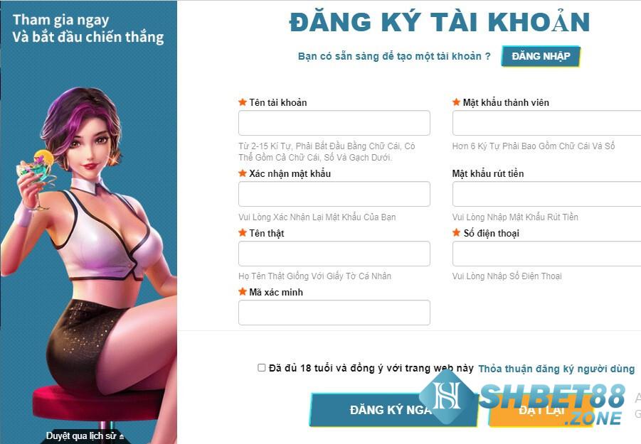 Hướng dẫn đăng ký Shbet nhanh chóng, đơn giản 6 Hướng dẫn nhanh các bước đăng ký Shbet